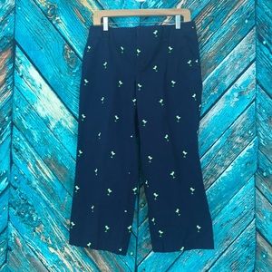 Lilly Pulitzer Martini Glasses Crop Pants